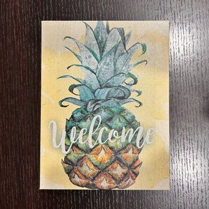 Pineapple Welcome Canvas Art